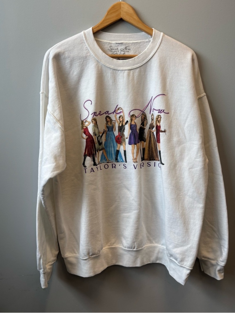 Taylor Swift “Speak Now Taylor’s Version” Crewneck Sweatshirt‎ XL